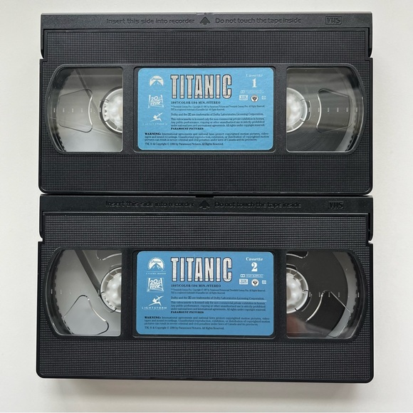 Titanic (1997) movie VHS tapes set - Picture 6 of 6